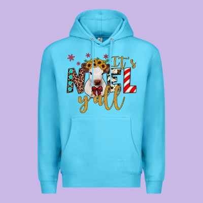 It's Noel Y'all Premium Hoodie Designed By Jahusdesignshop