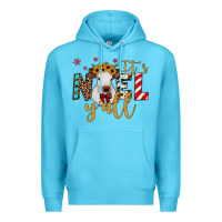 Ocean Blue it's noel y'all Premium Hoodie - JahusDesignShop