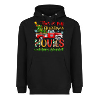 Black this is my christmas movies watching blanket Heavyweight Hoodie - Zillion Design Studio
