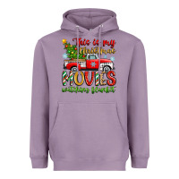 Lavender this is my christmas movies watching blanket Heavyweight Hoodie - Zillion Design Studio
