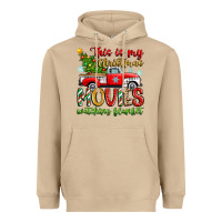 Mushroom this is my christmas movies watching blanket Heavyweight Hoodie - Zillion Design Studio