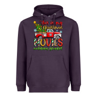 Plum this is my christmas movies watching blanket Heavyweight Hoodie - Zillion Design Studio
