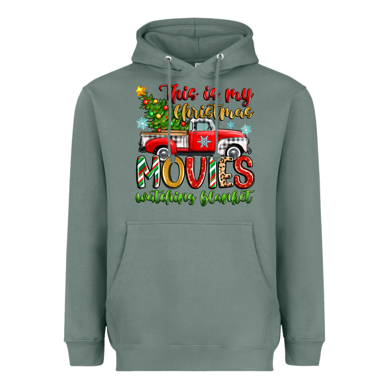 This Is My Christmas Movies Watching Blanket Heavyweight Hoodie by Zillion Design Studio | Teevron
