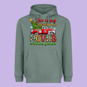 This Is My Christmas Movies Watching Blanket Heavyweight Hoodie Designed By Zillion Design Studio