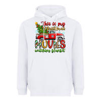 White this is my christmas movies watching blanket Heavyweight Hoodie - Zillion Design Studio