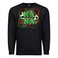 Black soccer nana with leopard Premium Sweatshirt - Zillion Design Studio