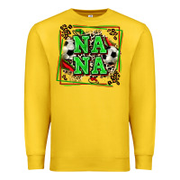 Lemon soccer nana with leopard Premium Sweatshirt - Zillion Design Studio