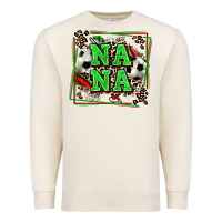 Sandshell soccer nana with leopard Premium Sweatshirt - Zillion Design Studio