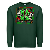 Sports Green soccer nana with leopard Premium Sweatshirt - Zillion Design Studio