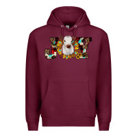 Burgundy christmas joy Premium Hoodie - JahusDesignShop