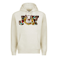 Oatmeal Heather christmas joy Premium Hoodie - JahusDesignShop