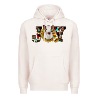 Pale Pink christmas joy Premium Hoodie - JahusDesignShop