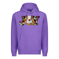 Purple christmas joy Premium Hoodie - JahusDesignShop