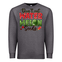 Charcoal Heather dont eat watermelon seeds Premium Sweatshirt - texasbilliewilder