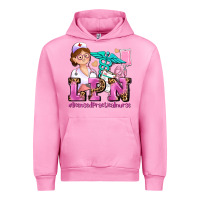 Fuchsia Pink lpn licensed practical nurse Urban Hoodie - AdoDesignShop