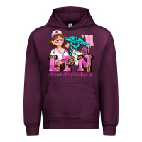Mauve Wine lpn licensed practical nurse Urban Hoodie - AdoDesignShop