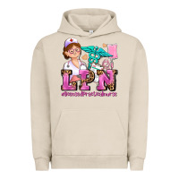 Pigment French Oak lpn licensed practical nurse Urban Hoodie - AdoDesignShop