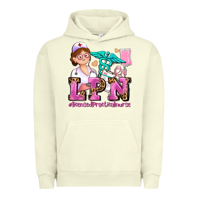 Lpn Licensed Practical Nurse Urban Hoodie by AdoDesignShop | Teevron