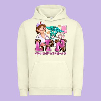 Lpn Licensed Practical Nurse Urban Hoodie Designed By Adodesignshop