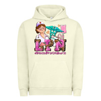Pigment Pistachio lpn licensed practical nurse Urban Hoodie - AdoDesignShop