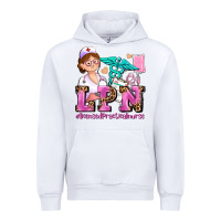 White lpn licensed practical nurse Urban Hoodie - AdoDesignShop
