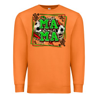 Carrot soccer mama with leopard Premium Sweatshirt - Zillion Design Studio