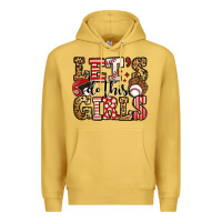 Antique Gold let's do this girls baseball Premium Hoodie - Jasminsmagicworld