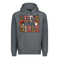 Rock let's do this girls baseball Premium Hoodie - Jasminsmagicworld