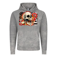 Cloud Rock firefighter skull Vintage Hoodie - AdoDesignShop