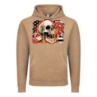 Vintage Coffee firefighter skull Vintage Hoodie - AdoDesignShop