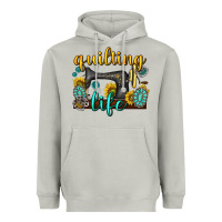 Moon Dust quilting life western Heavyweight Hoodie - texasbilliewilder