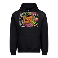 Black halloween horseshoe Urban Hoodie - JahusDesignShop