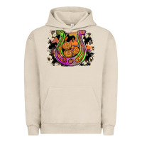Pigment French Oak halloween horseshoe Urban Hoodie - JahusDesignShop