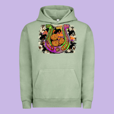 Halloween Horseshoe Urban Hoodie Designed By Jahusdesignshop