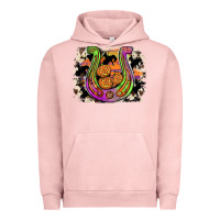 Pigment Salmon halloween horseshoe Urban Hoodie - JahusDesignShop