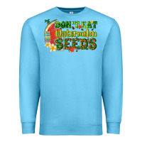 Ocean Blue dont eat watermelon seeds with summer Premium Sweatshirt - texasbilliewilder