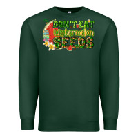 Sports Green dont eat watermelon seeds with summer Premium Sweatshirt - texasbilliewilder