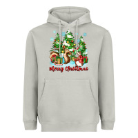 Moon Dust merry christmas rabbits Heavyweight Hoodie - Zillion Design Studio