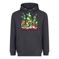 Smoke merry christmas rabbits Heavyweight Hoodie - Zillion Design Studio