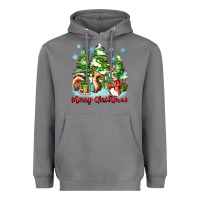 Storm merry christmas rabbits Heavyweight Hoodie - Zillion Design Studio