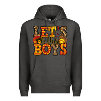 Charcoal Heather let's do this boys softball Premium Hoodie - Jasminsmagicworld