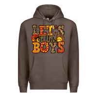 Coffee let's do this boys softball Premium Hoodie - Jasminsmagicworld
