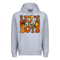 Heather Grey let's do this boys softball Premium Hoodie - Jasminsmagicworld