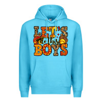 Ocean Blue let's do this boys softball Premium Hoodie - Jasminsmagicworld
