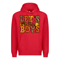Red let's do this boys softball Premium Hoodie - Jasminsmagicworld