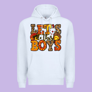 Let's Do This Boys Softball Premium Hoodie Designed By Jasminsmagicworld