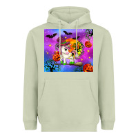 Matcha halloween unicorn Heavyweight Hoodie - Zillion Design Studio