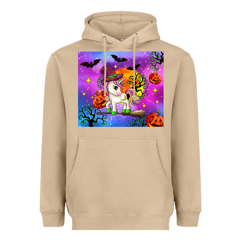 Halloween Unicorn Heavyweight Hoodie by Zillion Design Studio | Teevron