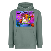 Sage halloween unicorn Heavyweight Hoodie - Zillion Design Studio