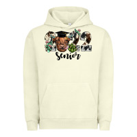 Pigment Pistachio highland cow 2022 Urban Hoodie - JahusDesignShop